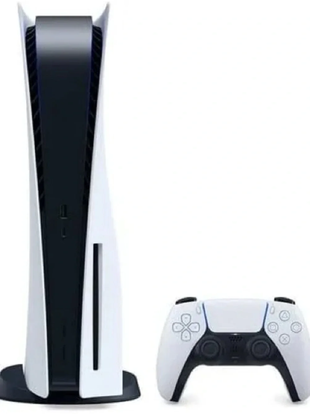 Sony PlayStation 5 Console with DualSense Controller - White & Black